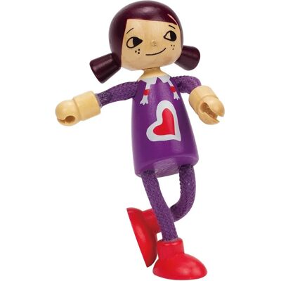 Hape Bambola di legno per bambini - Figura di gioco pieghevole - Tipo di bambola Hape Bambola di legno per bambini - Figura di gioco pieghevole - Tipo di bambola