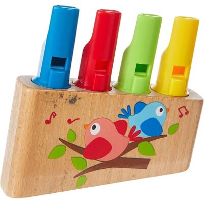 Hape Mehrfarben Kinderpfeife - 10 x 2,5 x 10 cm Hape Mehrfarben Kinderpfeife - 10 x 2,5 x 10 cm