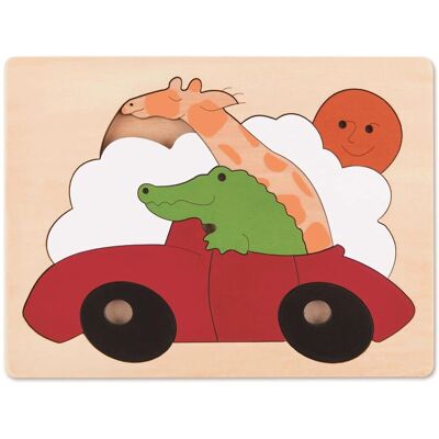 Puzzle Animaux Hape E6506 - Puzzle - Publicité Puzzle Animaux Hape E6506 - Puzzle - Publicité