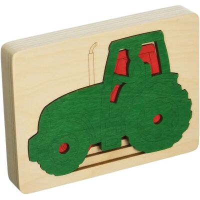Hape George Luck Puzzle de 5 Tracteurs Empilables - Tracteurs 5 en 1 - Publicité Hape George Luck Puzzle de 5 Tracteurs Empilables - Tracteurs 5 en 1 - Publicité