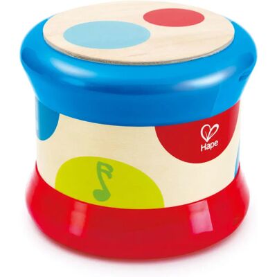 Hape E0333 Kolorowa Muzyczna Zabawka - Bęben dla Niemowląt Hape E0333 Kolorowa Muzyczna Zabawka - Bęben dla Niemowląt