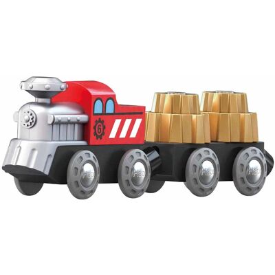 Hape Holz-Zahnradtrein - Lernspielzeug für Kinder Hape Holz-Zahnradtrein - Lernspielzeug für Kinder
