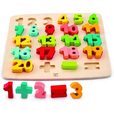 Hape Model 1550A Number Puzzle - Educational Toy for Kids Hape Model 1550A Number Puzzle - Educational Toy for Kids