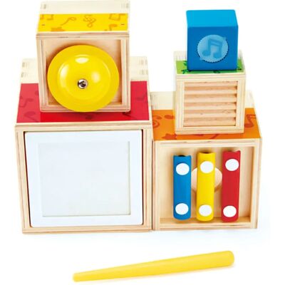 Hape E0336 Jouet Musical - Instruments Empilables - Jouet pour Enfants - Publicité Hape E0336 Jouet Musical - Instruments Empilables - Jouet pour Enfants - Publicité