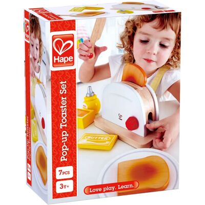 Hape Pop-up Toaster Set - Toy Playset Hape Pop-up Toaster Set - Toy Playset