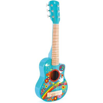 Hape E0600 Musikinstrument - Gitarre, 1960er Thema, Umweltfreundlich, für Kinder Hape E0600 Musikinstrument - Gitarre, 1960er Thema, Umweltfreundlich, für Kinder