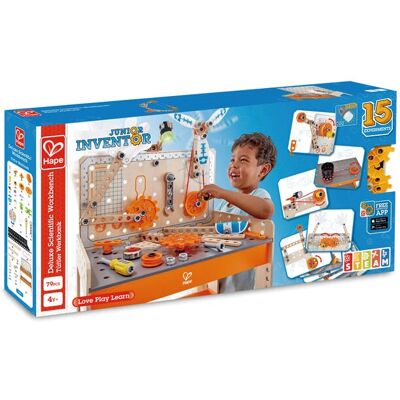 Banco Scientifico Deluxe Hape - Gioco e Esperimenti Banco Scientifico Deluxe Hape - Gioco e Esperimenti