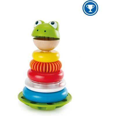 Hape E0457 Zabawka edukacyjna - Pierścienie do układania żaby Hape E0457 Zabawka edukacyjna - Pierścienie do układania żaby
