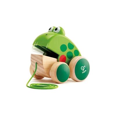Hape Fridolin Nachzieh-Frosch - Holzspielzeug zum Ziehen Hape Fridolin Nachzieh-Frosch - Holzspielzeug zum Ziehen