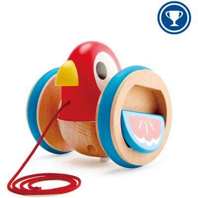 Hape E0360 Push & Pull Toy - Bird, Multicolour, 12 Months+ Hape E0360 Push & Pull Toy - Bird, Multicolour, 12 Months+
