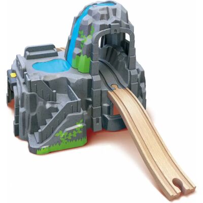 Hape Licht- en geluidberg tunnelset - Speelgoedtrein accessoire Hape Licht- en geluidberg tunnelset - Speelgoedtrein accessoire