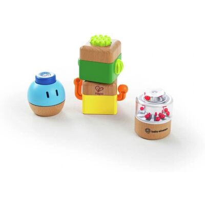 Hape E11886 Lernspielzeug - Multisensorisches Holzklötzchen-Set Hape E11886 Lernspielzeug - Multisensorisches Holzklötzchen-Set