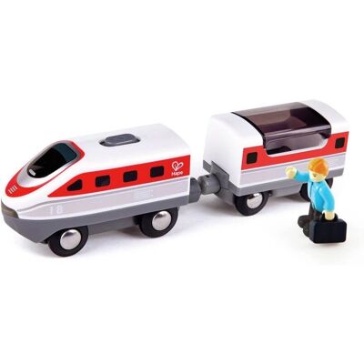 Hape E3774 Zestaw pociągów miejskich na baterię Hape E3774 Zestaw pociągów miejskich na baterię
