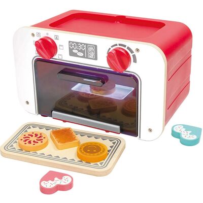 Hape E3183 Jouet de Rôle - Four en Bois Changeant de Couleur pour Enfants - Publicité Hape E3183 Jouet de Rôle - Four en Bois Changeant de Couleur pour Enfants - Publicité