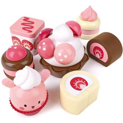 Hape E3194 Holz-Dessert-Set - Rollenspiel Spielzeug Hape E3194 Holz-Dessert-Set - Rollenspiel Spielzeug