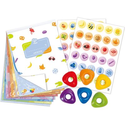 Hape E2004 Pastelli A Cera Album - Lernspielzeug Hape E2004 Pastelli A Cera Album - Lernspielzeug