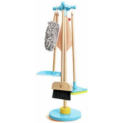 Hape - Support pour balais et set de nettoyage - Jouet éducatif pour enfants 3+. Hape - Support pour balais et set de nettoyage - Jouet éducatif pour enfants 3+.