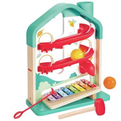 Hape Melodien-Haus Kugelbahn - Bunt Spielzeug für Kinder Hape Melodien-Haus Kugelbahn - Bunt Spielzeug für Kinder