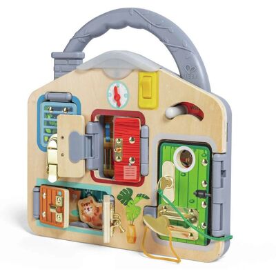 Hape Lock & Learn Tavola - Giocattolo Educativo per 3-6 Anni Hape Lock & Learn Tavola - Giocattolo Educativo per 3-6 Anni
