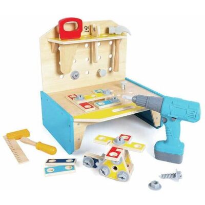 Hape Jucarie din lemn - Bancul de lucru al micului inginer Hape Jucarie din lemn - Bancul de lucru al micului inginer