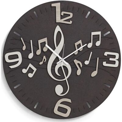 LIBEROSHOPPING - Orologio da parete moderno 30 cm - Rovere moro - Legno laminato - Clock LIBEROSHOPPING - Orologio da parete moderno 30 cm - Rovere moro - Legno laminato - Clock