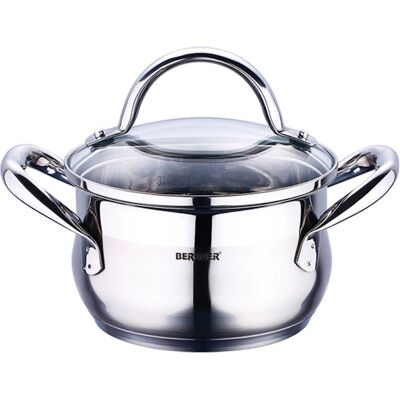 Bergner BG-6506 Edelstahl 1,7L Kochtopf Bergner BG-6506 Edelstahl 1,7L Kochtopf