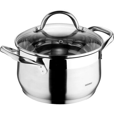 Bergner BG-6507 Edelstahl-Kasserolle - 3,3 l Bergner BG-6507 Edelstahl-Kasserolle - 3,3 l