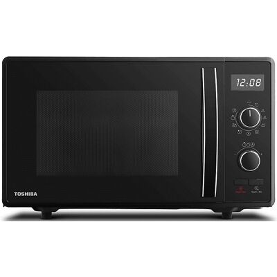 Forno a Microonde Toshiba MW-AG23P con Grill Capacità 23L Potenza 900W 8 Programmi Nero Forno a Microonde Toshiba MW-AG23P con Grill Capacità 23L Potenza 900W 8 Programmi Nero