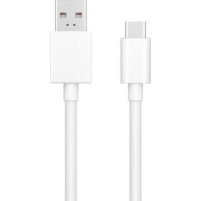 Câble de données USB Type C à Type A Oppo DL136 SuperVOOC - Blanc - Câble USB Câble de données USB Type C à Type A Oppo DL136 SuperVOOC - Blanc - Câble USB