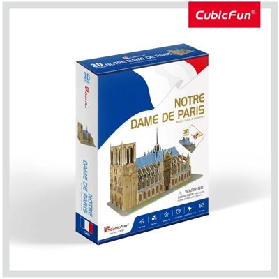 Puzzle 3D Notre Dame - 53 Pièces - Tout âge - Publicité Puzzle 3D Notre Dame - 53 Pièces - Tout âge - Publicité