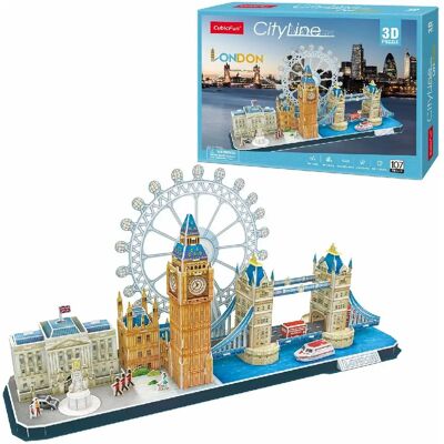 CubicFun Cubic Fun Londen 3D Puzzel - Bouwserie CubicFun Cubic Fun Londen 3D Puzzel - Bouwserie