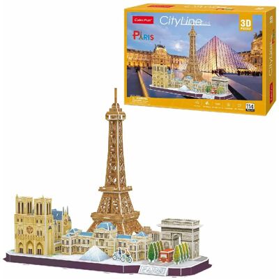 CubicFun MC254h Parijs 114 stuks Puzzel - Puzzel CubicFun MC254h Parijs 114 stuks Puzzel - Puzzel