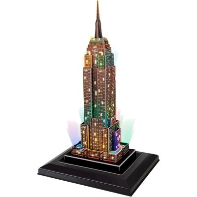 CubicFun Empire State Building LED Puzzle - 38 Stück CubicFun Empire State Building LED Puzzle - 38 Stück