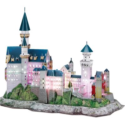 CubicFun Neuschwanstein Kasteel 3D Puzzel - 128 Stukken Bouwen CubicFun Neuschwanstein Kasteel 3D Puzzel - 128 Stukken Bouwen