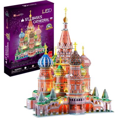 Cubic Fun Katedra św. Bazylego 3D Puzzle - Seria Architektura Cubic Fun Katedra św. Bazylego 3D Puzzle - Seria Architektura