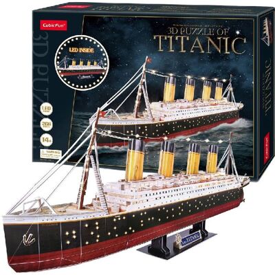 CubicFun Titanic LED 266 db - Puzzle CubicFun Titanic LED 266 db - Puzzle