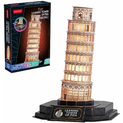 CubicFun L535h - Architectonische 3D Puzzel met LED - Toren van Pisa CubicFun L535h - Architectonische 3D Puzzel met LED - Toren van Pisa