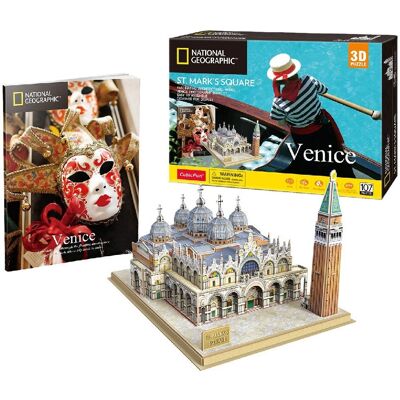 CubicFun Szent Márk tér 107 db - Puzzle CubicFun Szent Márk tér 107 db - Puzzle