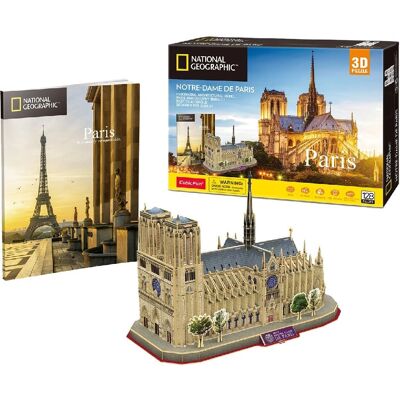 CubicFun 3D puzzle Notre Dame de Paris - 128 darab CubicFun 3D puzzle Notre Dame de Paris - 128 darab