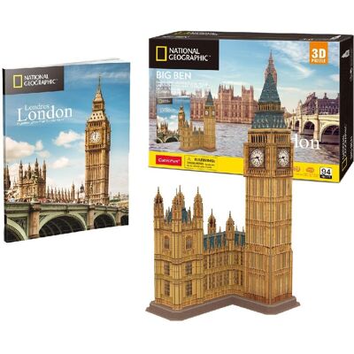 CubicFun Big Ben 94 db - Emléképítő puzzle CubicFun Big Ben 94 db - Emléképítő puzzle
