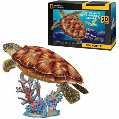 CubicFun DS1080h 3D Zeeschildpad Puzzel - Educatief & Bedreigd Dier CubicFun DS1080h 3D Zeeschildpad Puzzel - Educatief & Bedreigd Dier