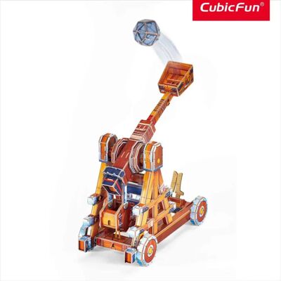 CubicFun Puzzle 3D Katapulta - Zestaw STEM CubicFun Puzzle 3D Katapulta - Zestaw STEM