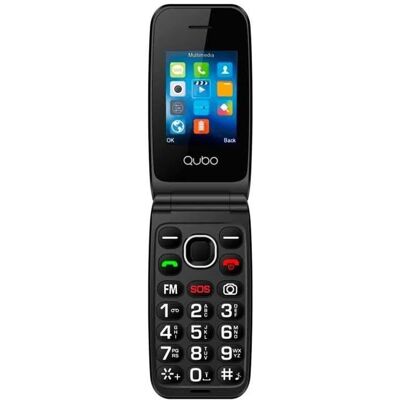 QUBO P-210NW Doble SIM Teléfono Móvil - Fácil para Mayores QUBO P-210NW Doble SIM Teléfono Móvil - Fácil para Mayores