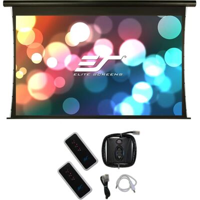 Elite Screens Saker Tab Tension - 110 Zoll Projektionsschirm Elite Screens Saker Tab Tension - 110 Zoll Projektionsschirm