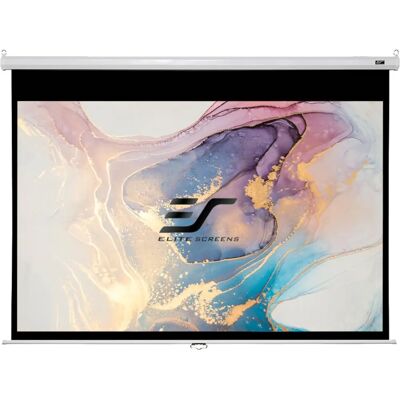 Écran de projection Elite Screens Série Manual M94nwx - Montage mural/au plafond - 94" (239cm) - Blanc mat Écran de projection Elite Screens Série Manual M94nwx - Montage mural/au plafond - 94" (239cm) - Blanc mat