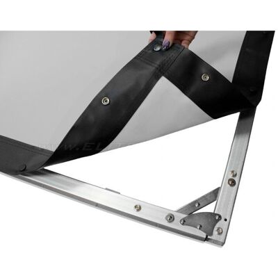 Écran de projection Elite Screens Yard Master 2 - 100" - Wraith Veil Dual - Bordure noire, cadre argenté Écran de projection Elite Screens Yard Master 2 - 100" - Wraith Veil Dual - Bordure noire, cadre argenté