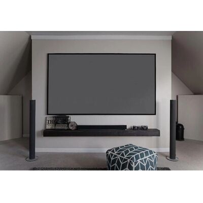 Écran de projection Elite Screens CineGrey 5D Edge Free - 92 pouces 16:9 - Publicité Écran de projection Elite Screens CineGrey 5D Edge Free - 92 pouces 16:9 - Publicité