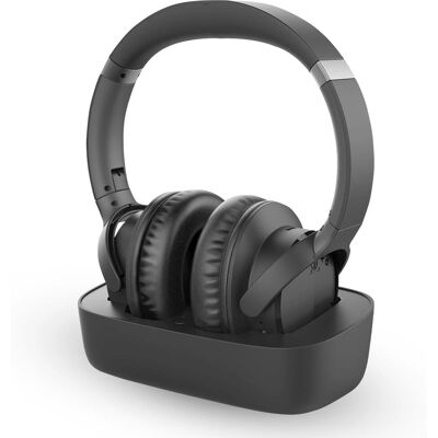 Avantree Schwarze Kabellose TV-Kopfhörer - Bluetooth, 35h, Kein Lippensynchronisationsverzögerung Avantree Schwarze Kabellose TV-Kopfhörer - Bluetooth, 35h, Kein Lippensynchronisationsverzögerung