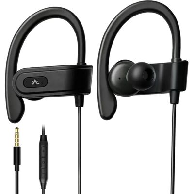 Fones de ouvido esportivos sem fio Avantree - Microfone, Over Ear, Gancho para orelha Fones de ouvido esportivos sem fio Avantree - Microfone, Over Ear, Gancho para orelha
