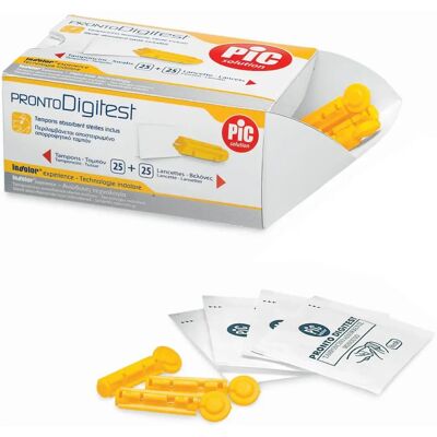Pikdare spa Lancette e tamponcini assorbenti sterili - Modello 28 Pikdare spa Lancette e tamponcini assorbenti sterili - Modello 28
